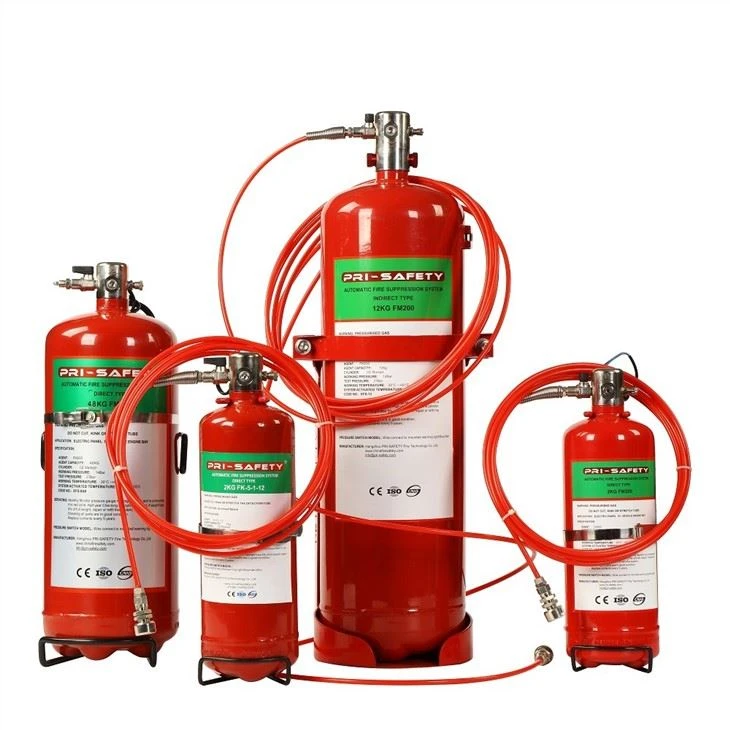 FM200 Automatic Fire Suppression System For Electrical Cabinet
